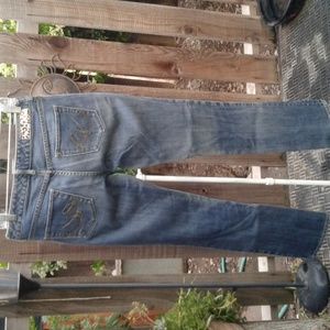 Women's jeans w 10 Stella skinny quality dental x2 size 6 leg inseam 31 inches